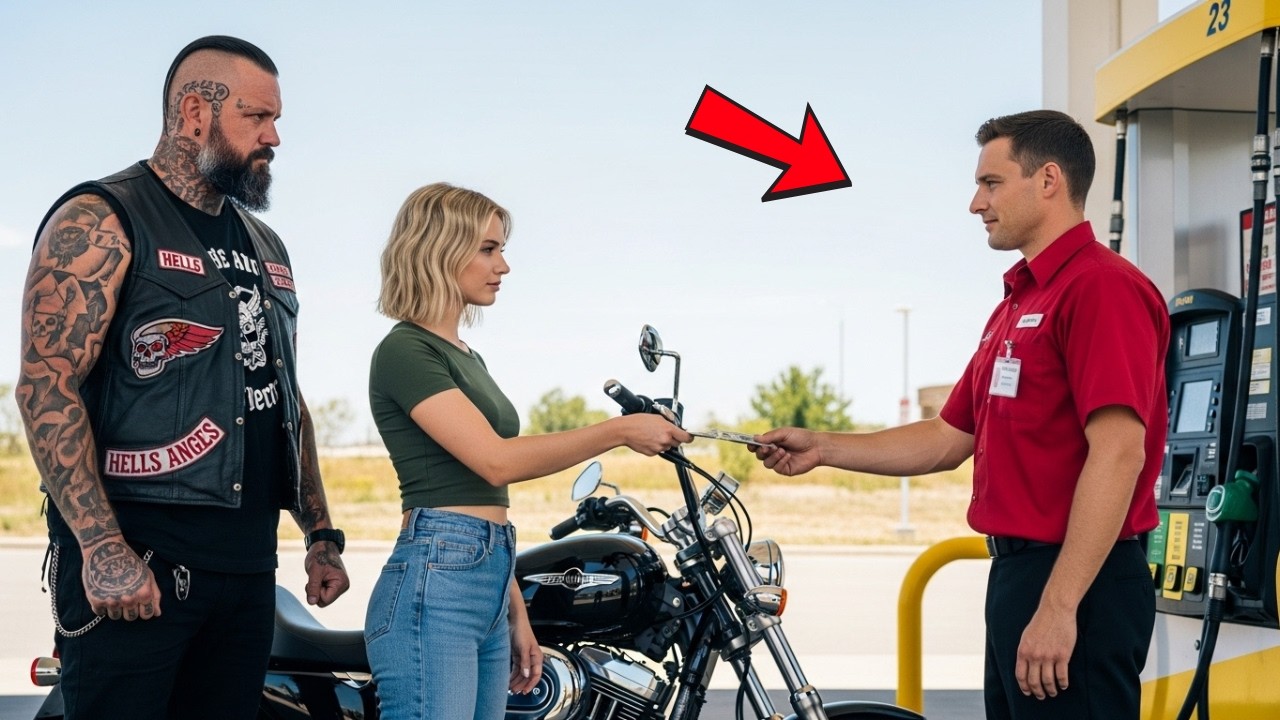 She Paid for a Hells Angel’s Gas — The Next Day, Dozens of Bikes Surrounded Her Home