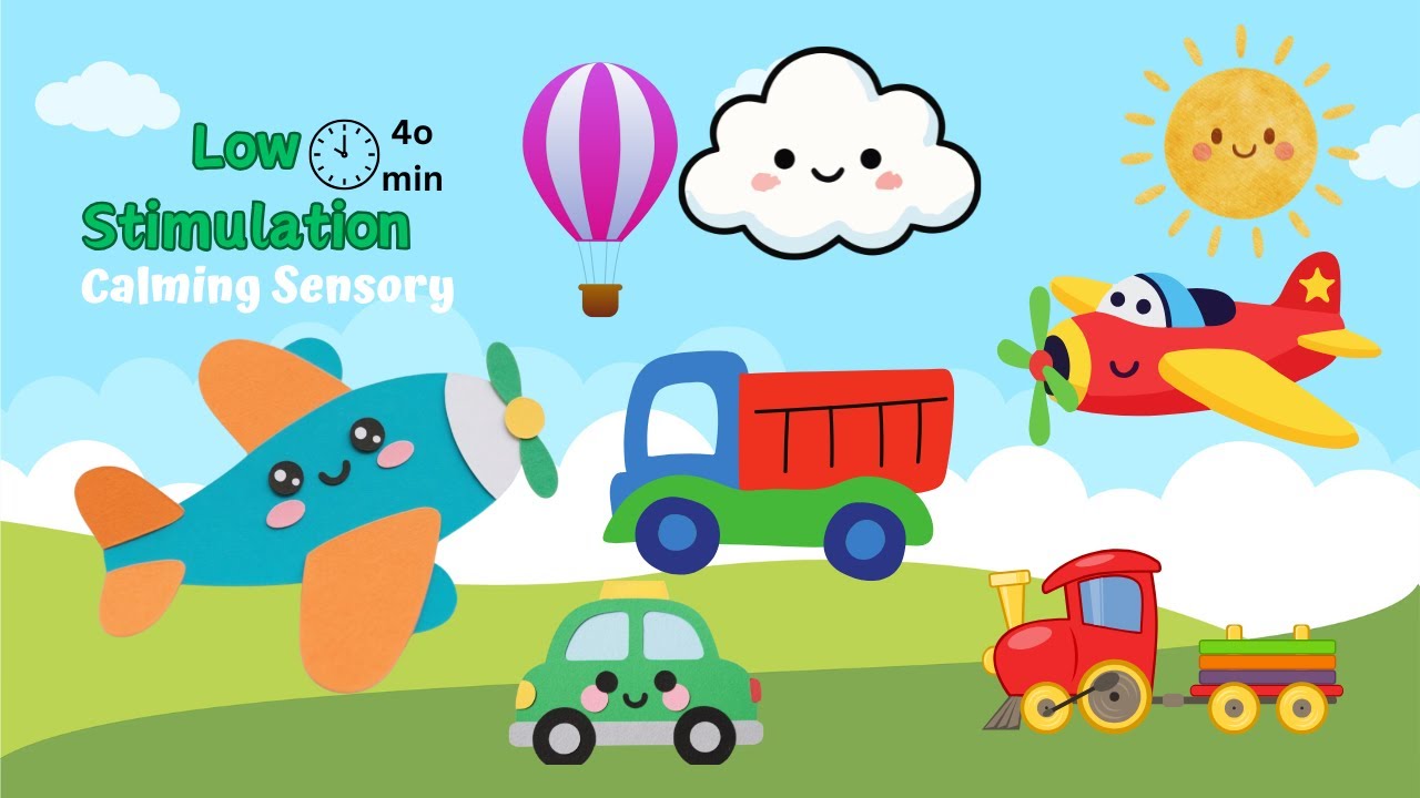Gentle Transportation Baby Sensory | Low Stimulation Calm & Relax Video