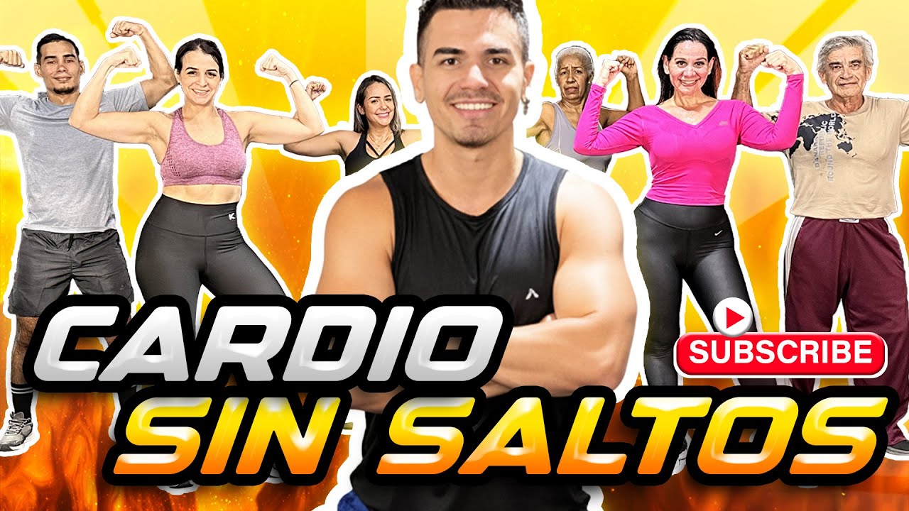 🔥Quemar grasa y eliminar los rollitos | Cardio para adelgazar