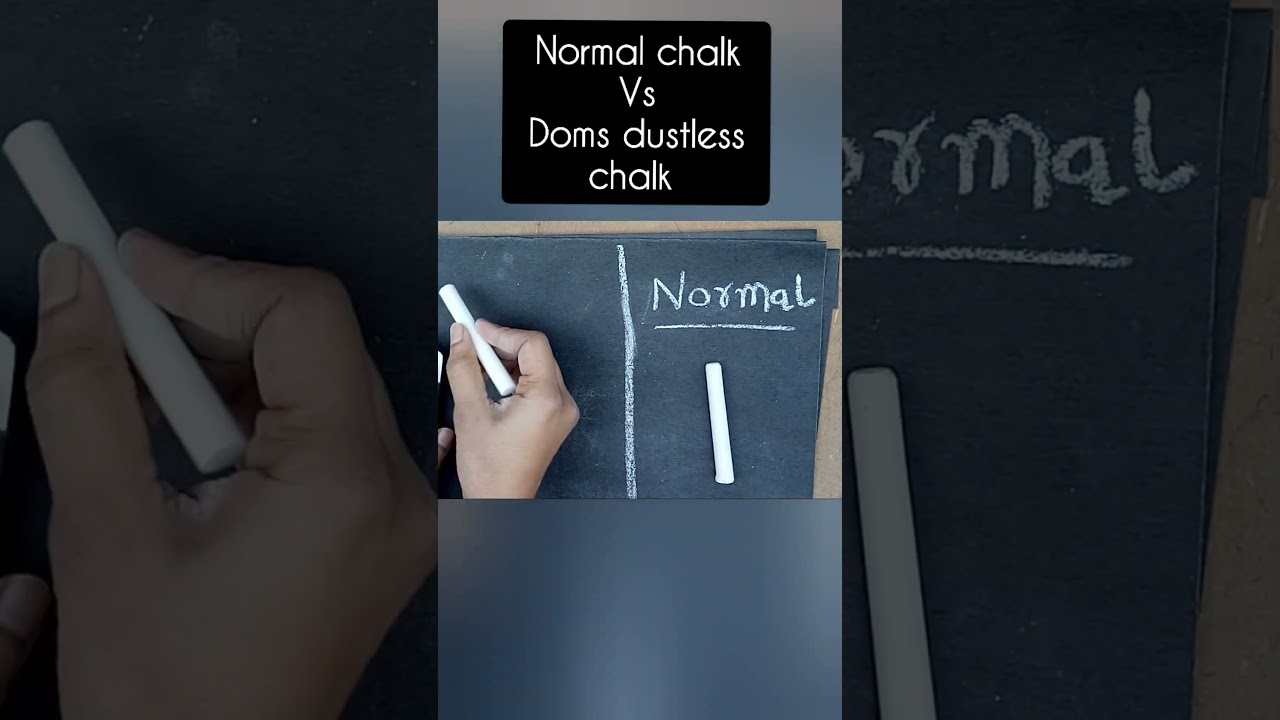 NORMAL CHALK vs DOMS DUSTLESS CHALK