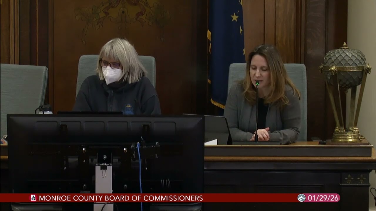 Monroe County Commissioners, January 29, 2026