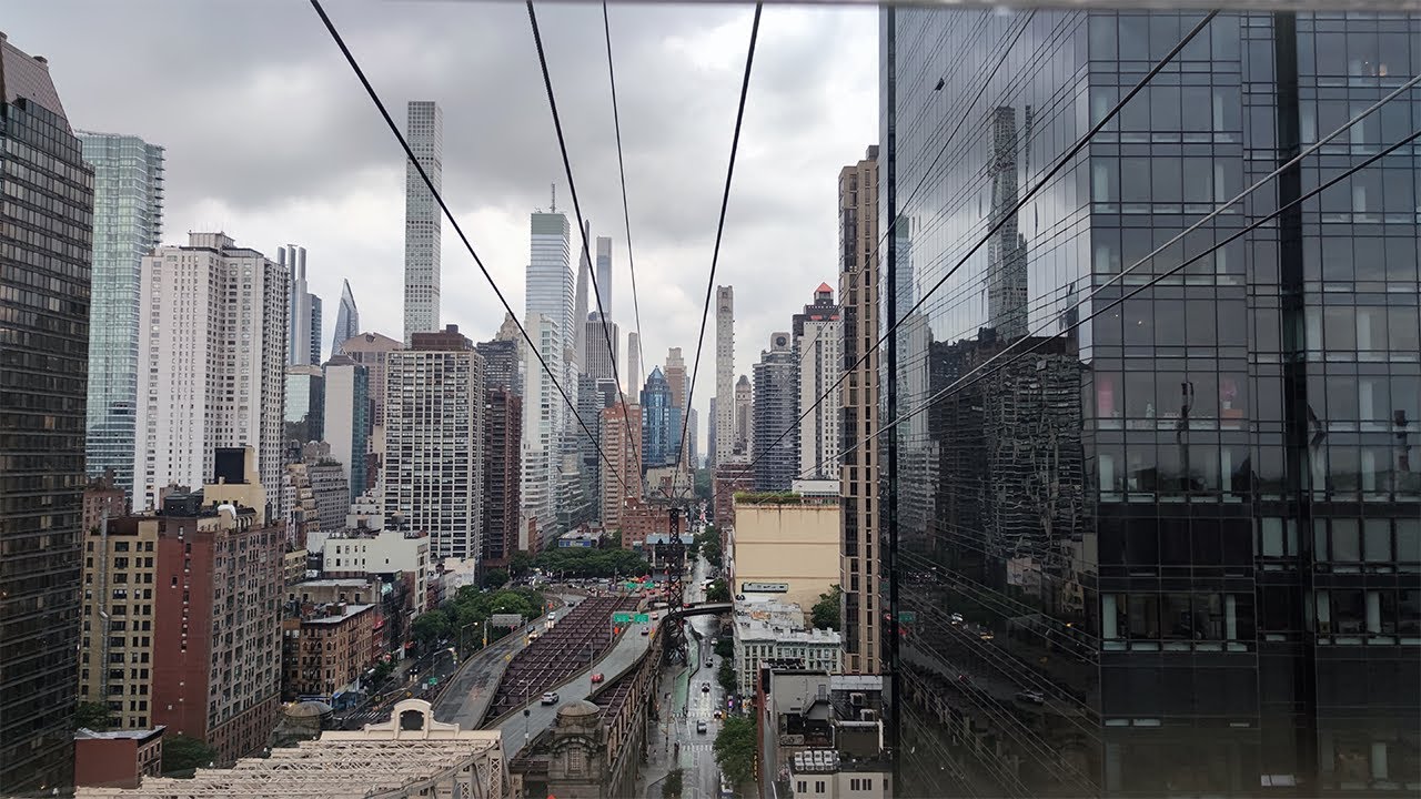 NYC Roosevelt Island TRAMWAY to MANHATTAN (Cable Car) /4K60/ | iamlukash
