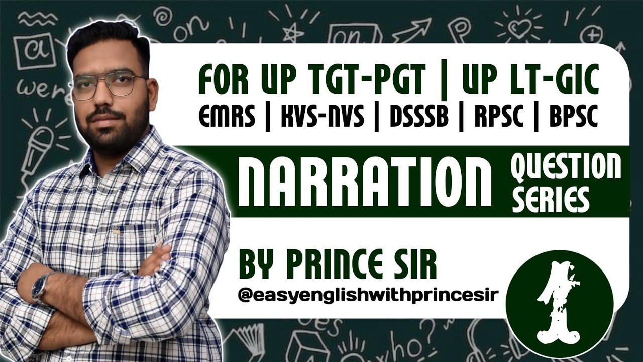 Most Repeated Narration Questions | PYQ Session | UP TGT-PGT | UP LT-GIC | KVS-NVS | EMRS | DSSSB 