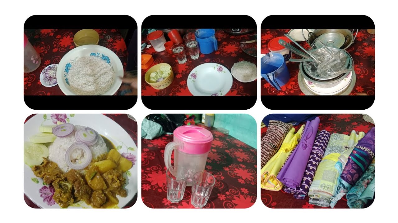 বিন্নি চালের ভাত এবং গরুর গোশত রান্না করলাম Icooked binni rice and beef