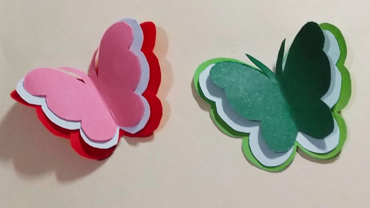 Como Fazer Borboleta de Papel  |  Borboleta de Papel Passo a Passo