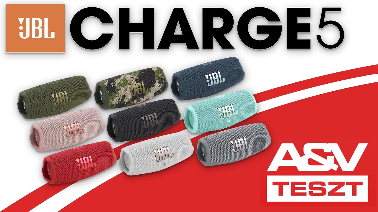 A nyár alapkelléke: JBL Charge 5 Bluetooth hangszóró
