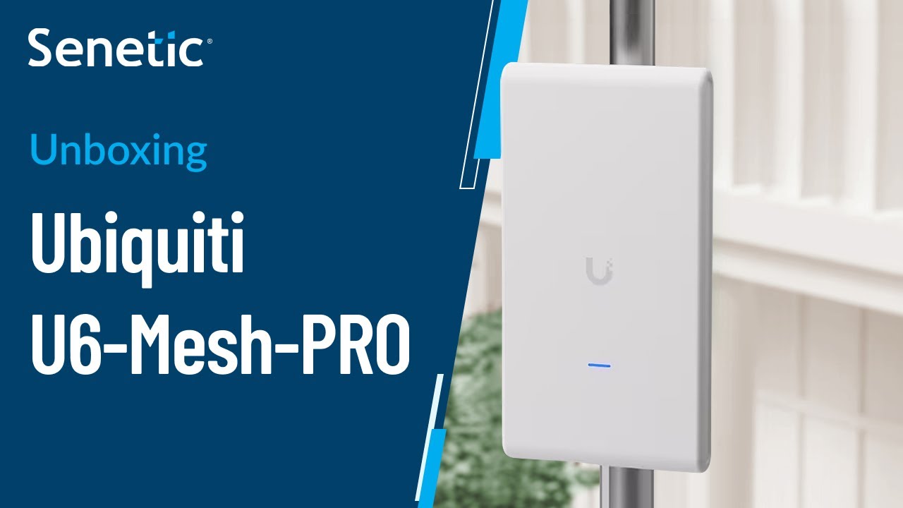 Ubiquiti U6-Mesh-PRO Unboxing | Senetic | UniFi