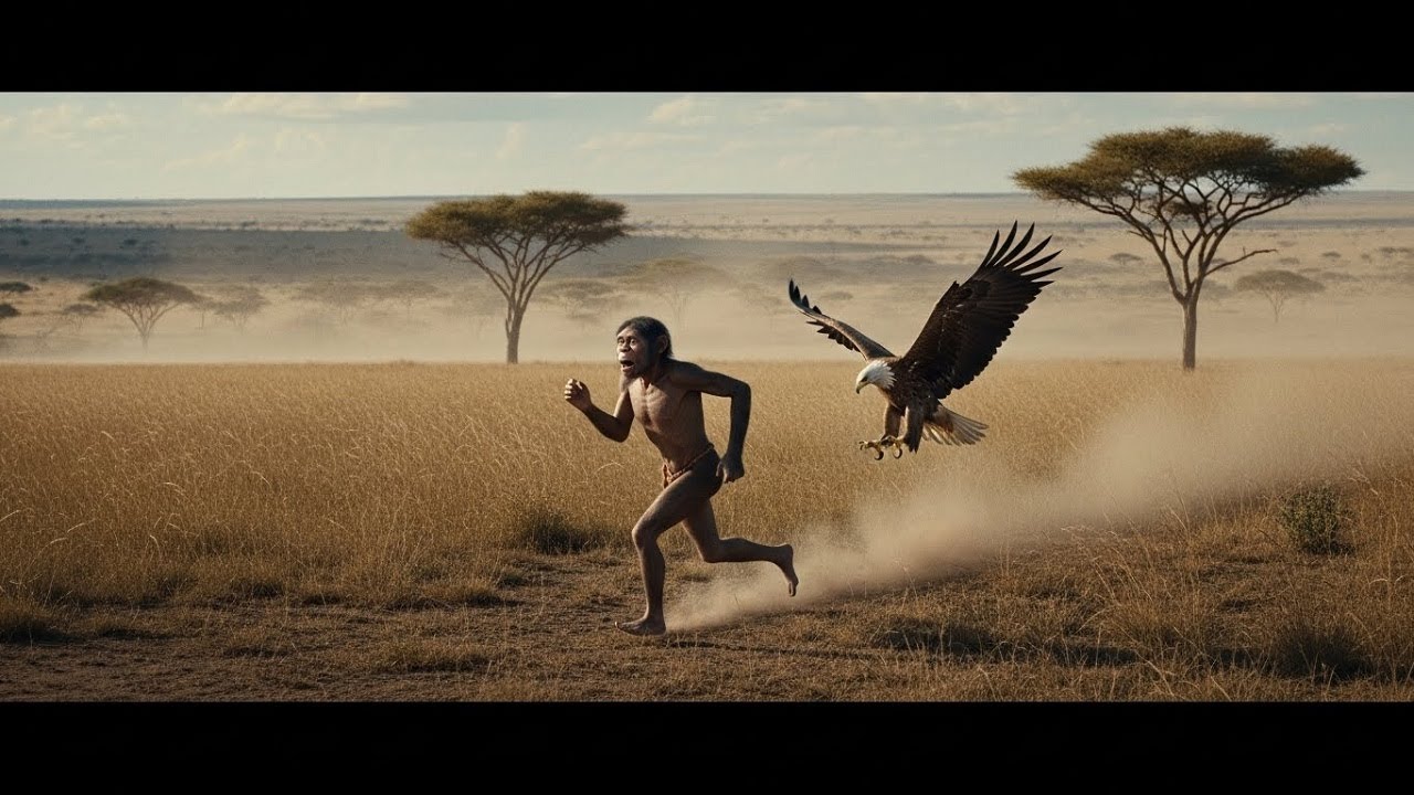 Savanna Survival: Early Human Outwits Predator in a Deadly Game | Life Million Years Ago.
