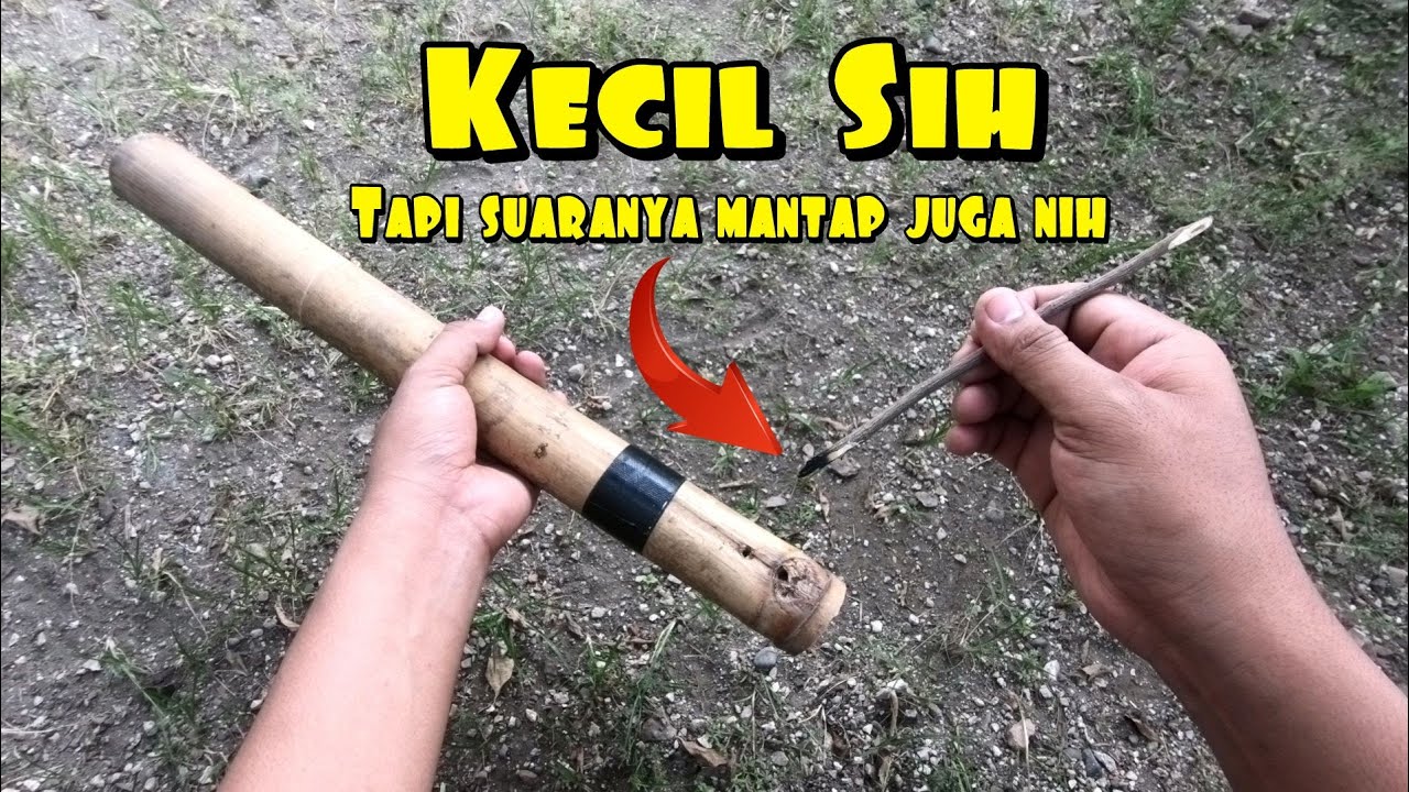 Cara Membuat Mercon Dari Bambu Kecil Mudah