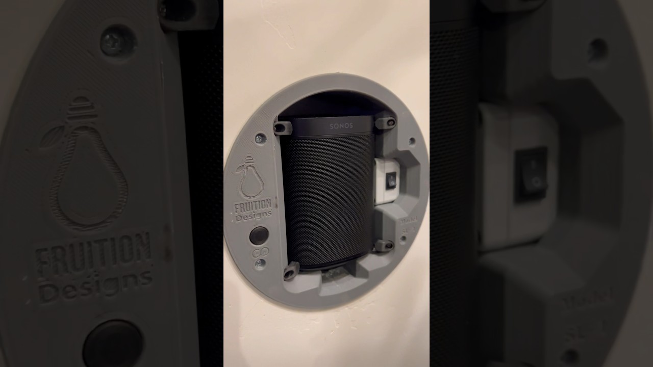 In-Wall or In-Ceiling hidden SOLUTION - Sonos Eera 100, Play:1, One, or SL Wireless Speakers Mount