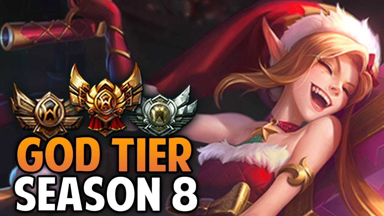 God Tier Champions from Season 8 so far in Bronze/Silver/Gold (League of Legends)