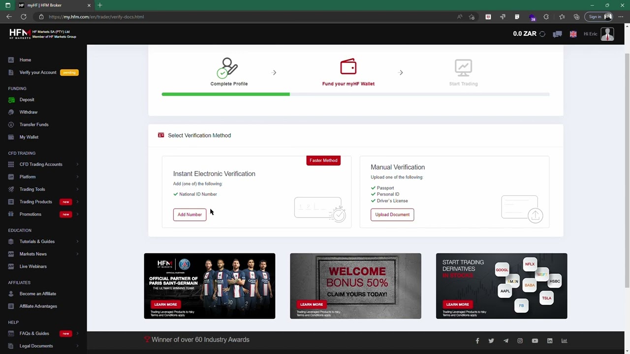How to Verify Your #hfm #forex #trading #account