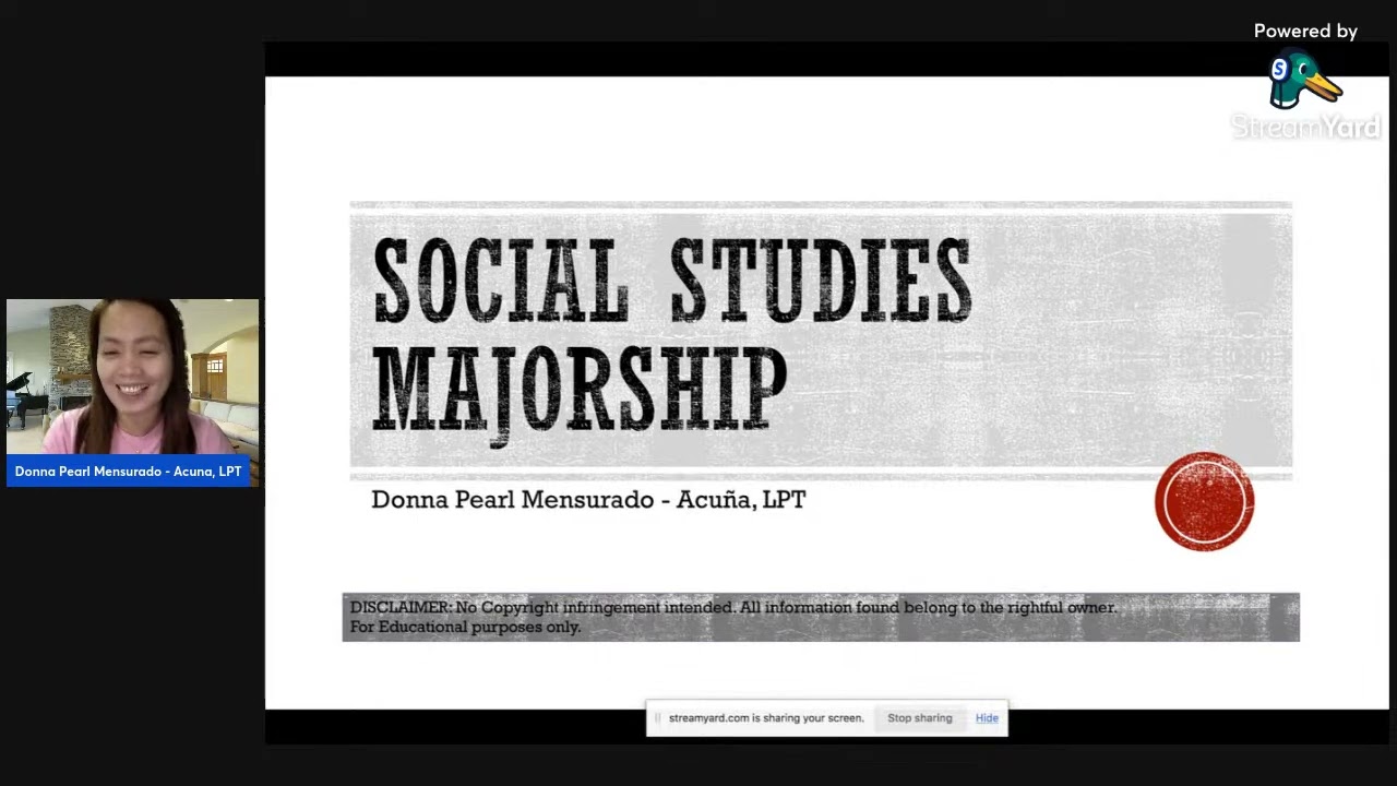 SOCIAL STUDIES MAJORSHIP MASTERY DRILL.