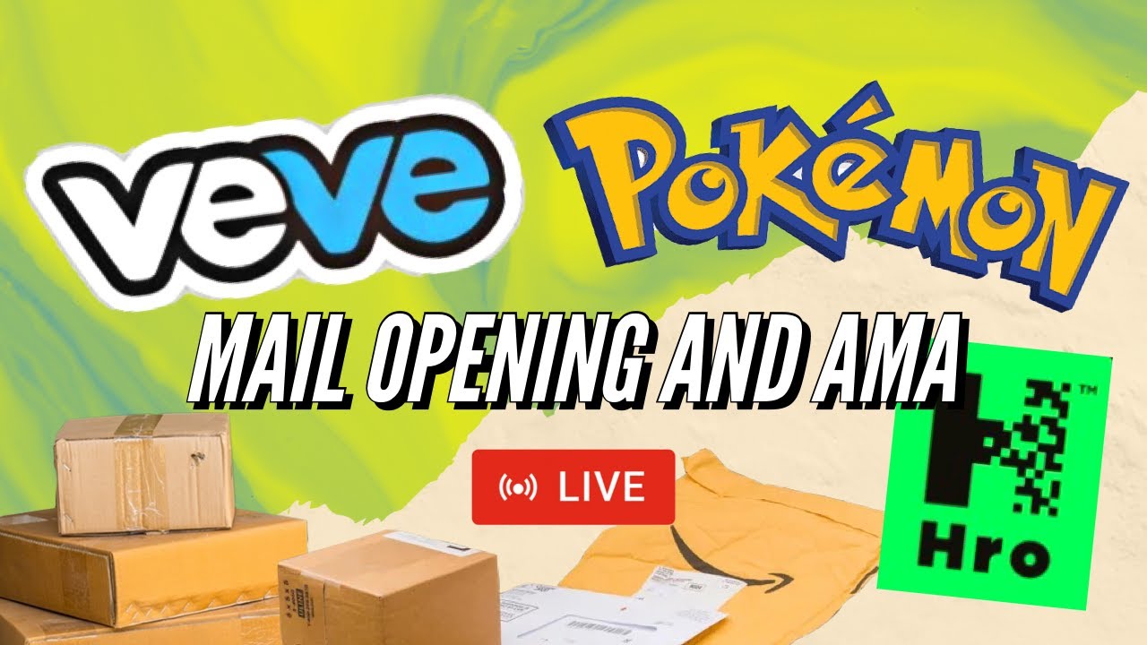 HRO NFT PACK OPENING x VEVE NFT MARKET SNIPING x POKEMON CARD OPENING!  + Collectors AMA  #HRO #VEVE