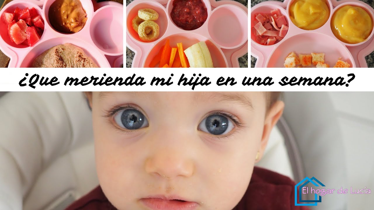 IDEAS DE DESAYUNOS Y MERIENDAS PARA BEBES DE 1 AÑO