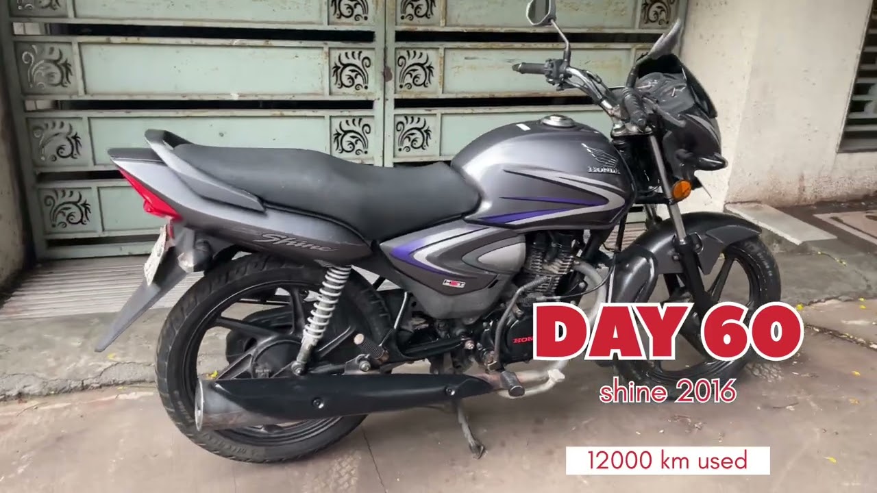 DAY 60 -365 HONDA CB SHINE 2016 12000 km used only