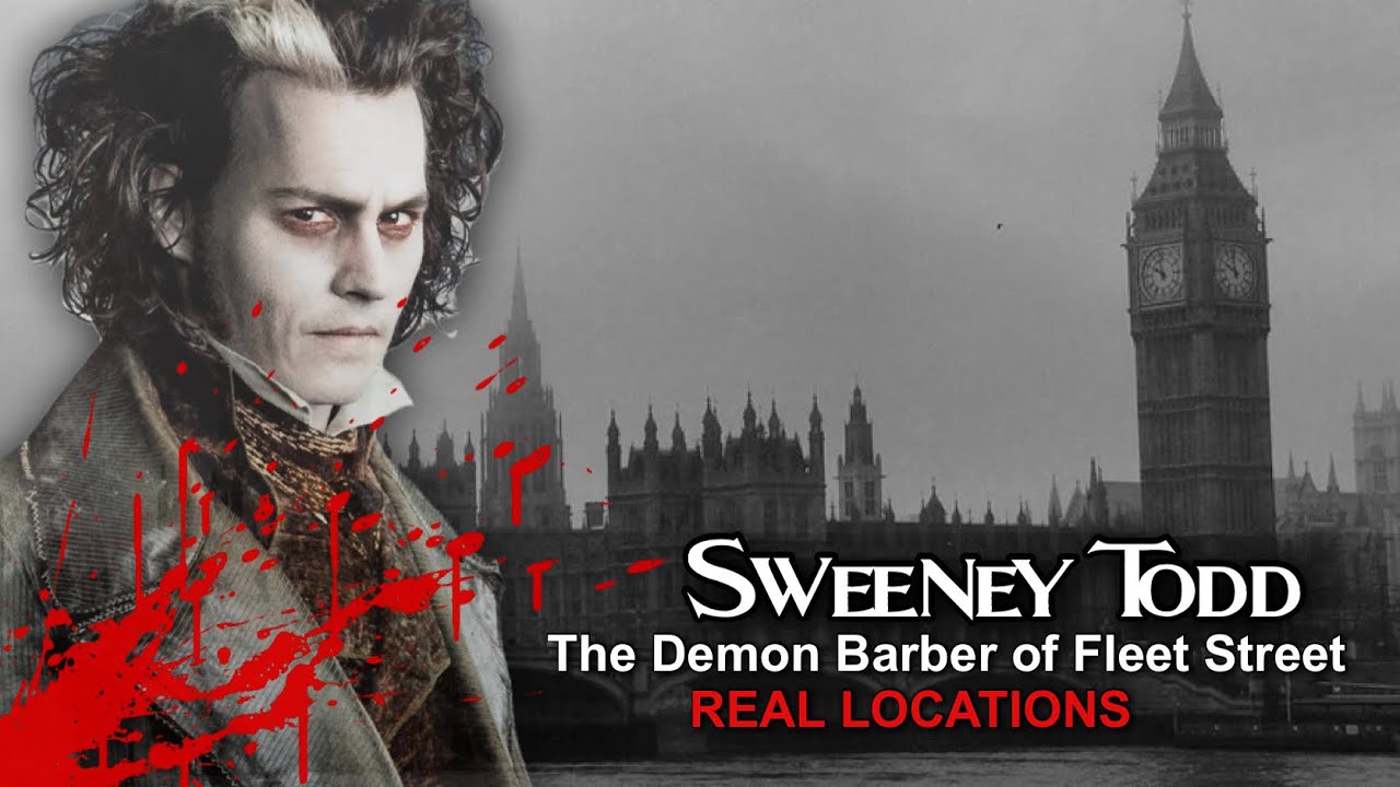 Sweeney Todd the Demon Barber of Fleet Street - The REAL Penny Dreadful London Locations   4K