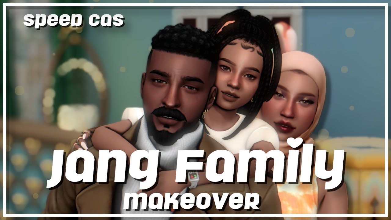 👨&zwj;👩&zwj;👧 Jang Family | The Sims 4 Speed Cas | Townie Makeover 👨&zwj;👩&zwj;👧