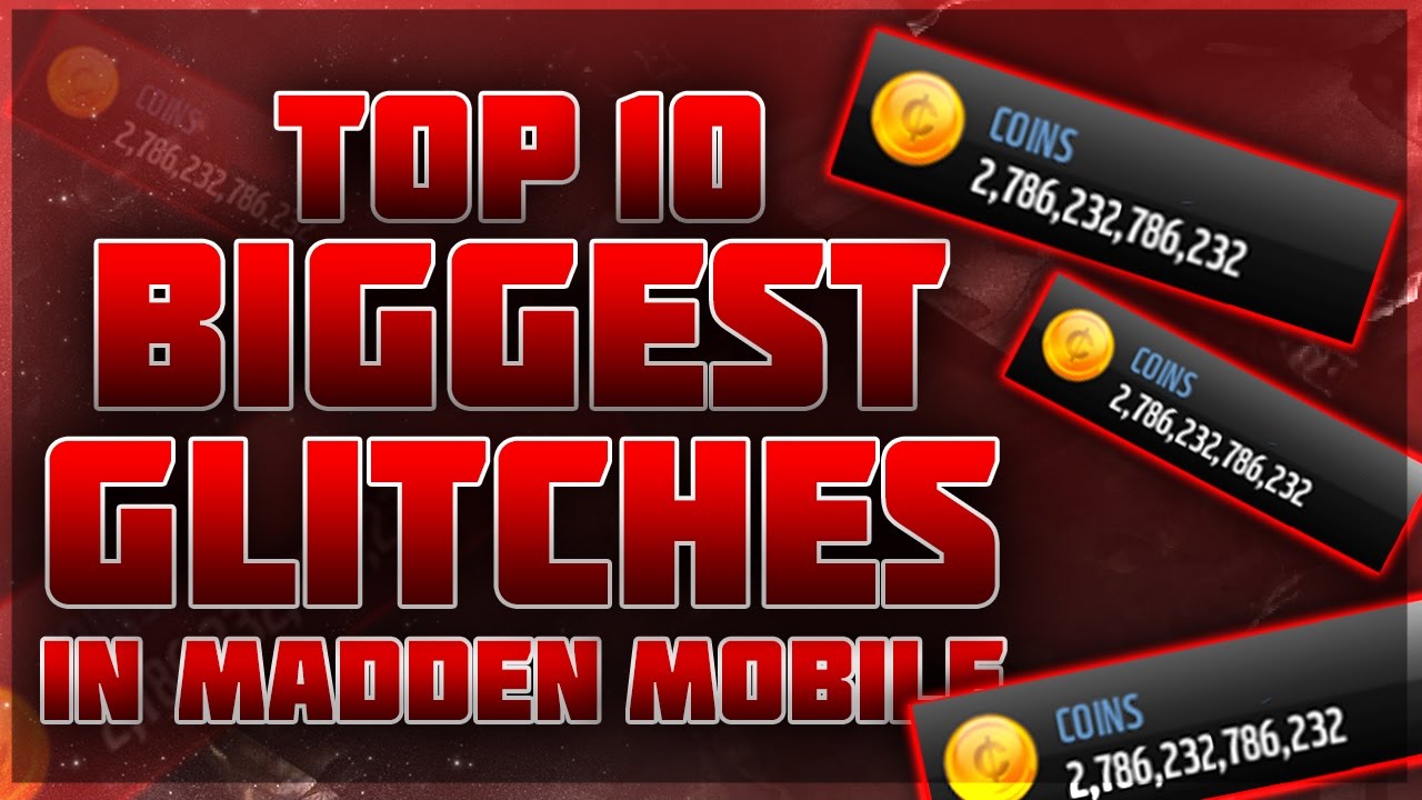 Top 10 BIGGEST Madden Mobile GLITCHES! BILLIONS of COINS MADE.