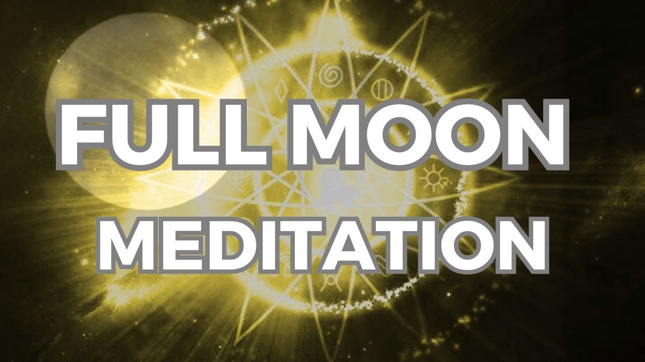 LET GO and HEAL 🙏 21.01 min guided full moon meditation🌕
