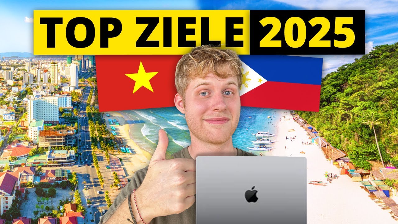 1.000&euro;/Monat! - Die 5 besten Digital-Nomaden-Spots 2025!