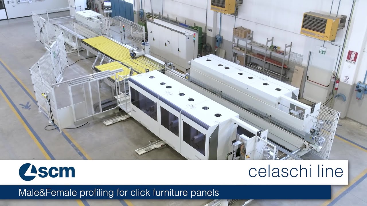 scm celaschi line - Male&Female profiling for click furniture panels