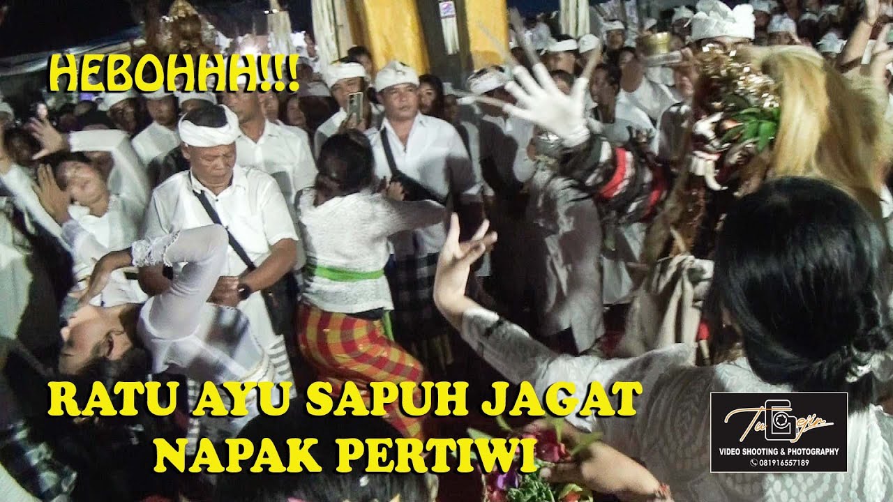 HEBOH !!!  BAJANG TRUNA KERAUHAN - RATU AYU SAPUH JAGAT NAPAK PERTIWI - Pura Dalem Desa Yehembang