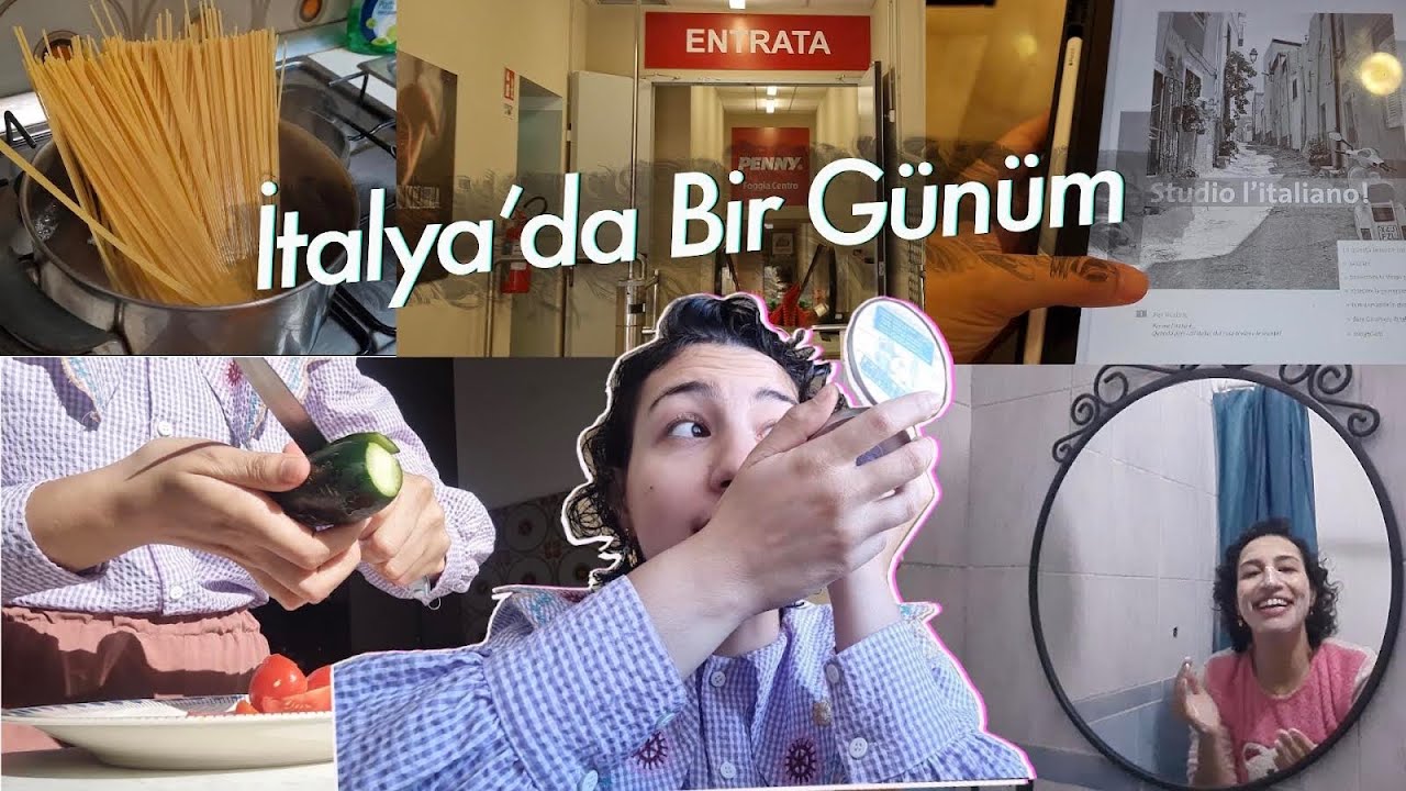 İTALYA’DA BİR GÜNÜM | İTALYANCA ÖĞRENİYORUM, DERTLEŞİYORUZ, CİLT BAKIMI VE ALIŞVERİŞ YAPIYORUZ