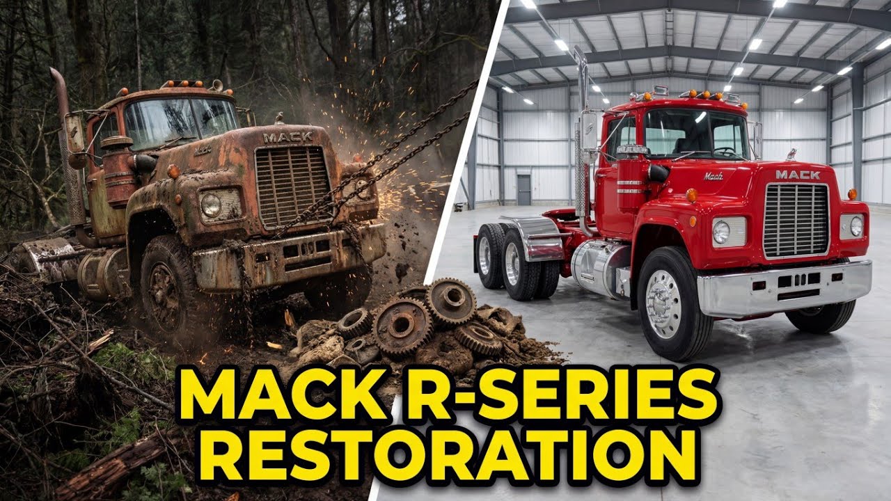ASMR Restoration Full Rebuild of Abandoned 1972 Mack R-Series Truck | From Rust to Pristine