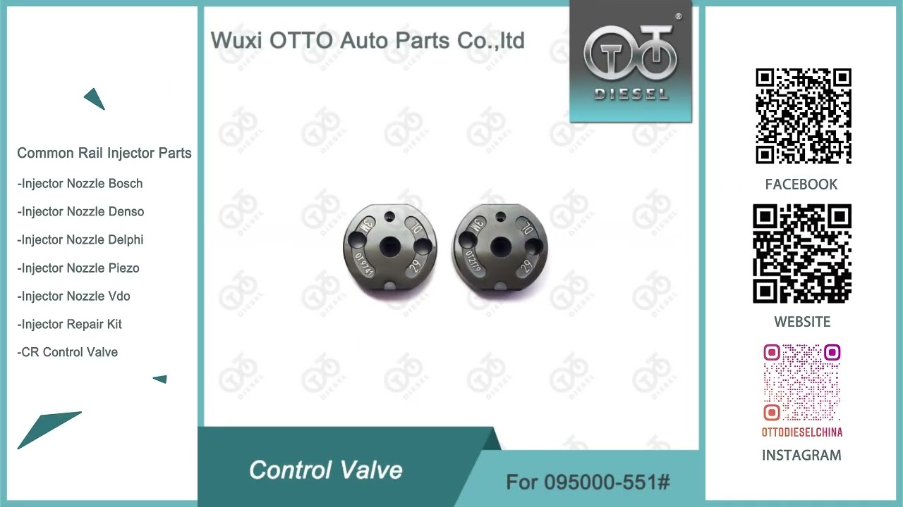 Genuine Denso Spare Parts Common Rail Control Valve 095000-5511