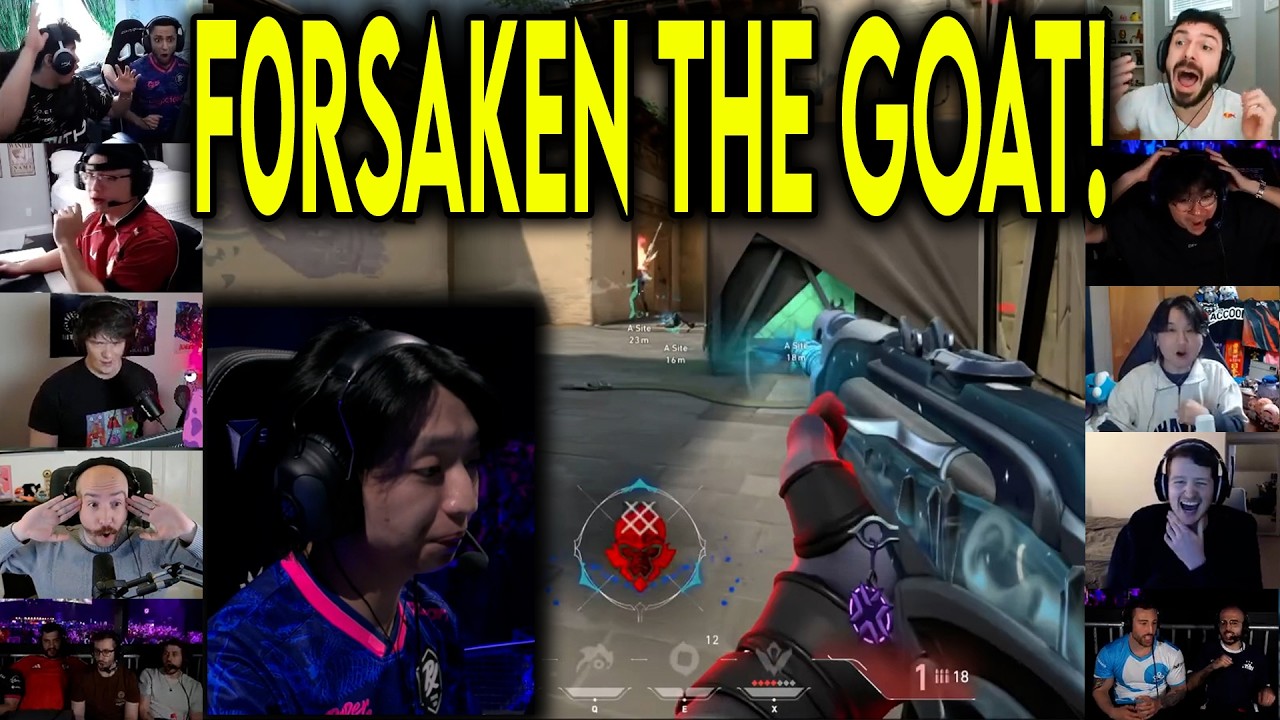 Valorant Streamers React To PRX f0rsakeN UNREAL 1v3 CLUTCH Against G2 In Masters Santiago