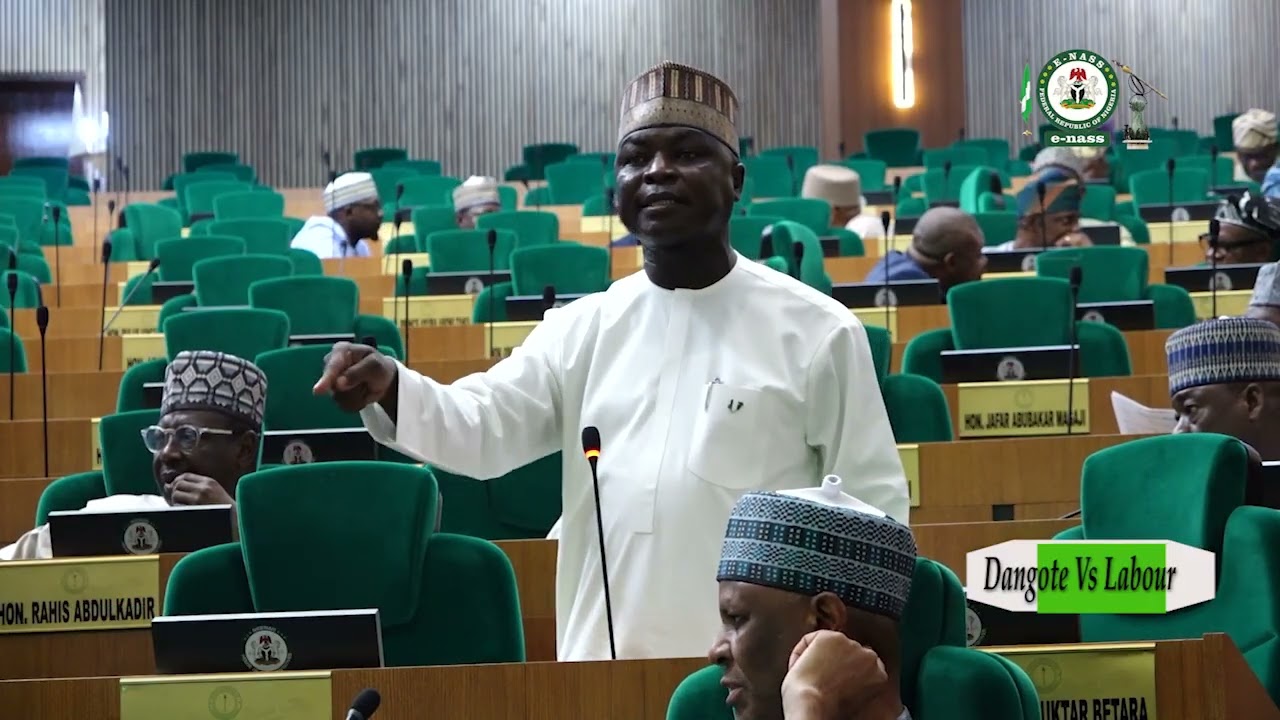 Hon Ahmadu Usman Jaha Pleads That The House Use Conflict Resolution To Mediate Dangote  And Unions
