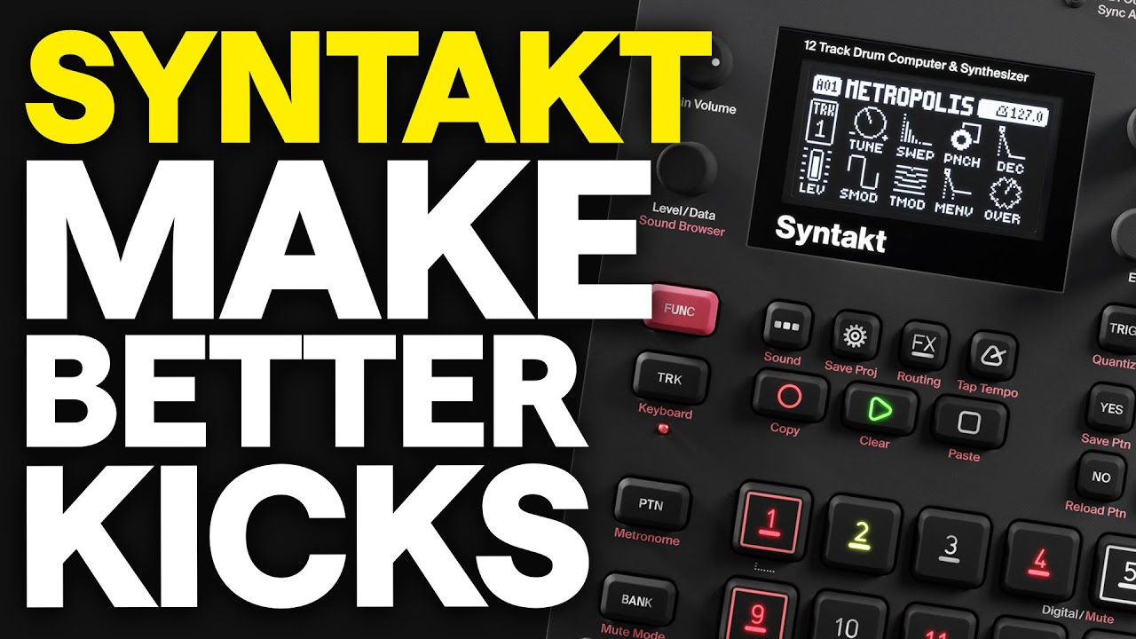 I Made 100 Syntakt Kick Drums and Learned This...