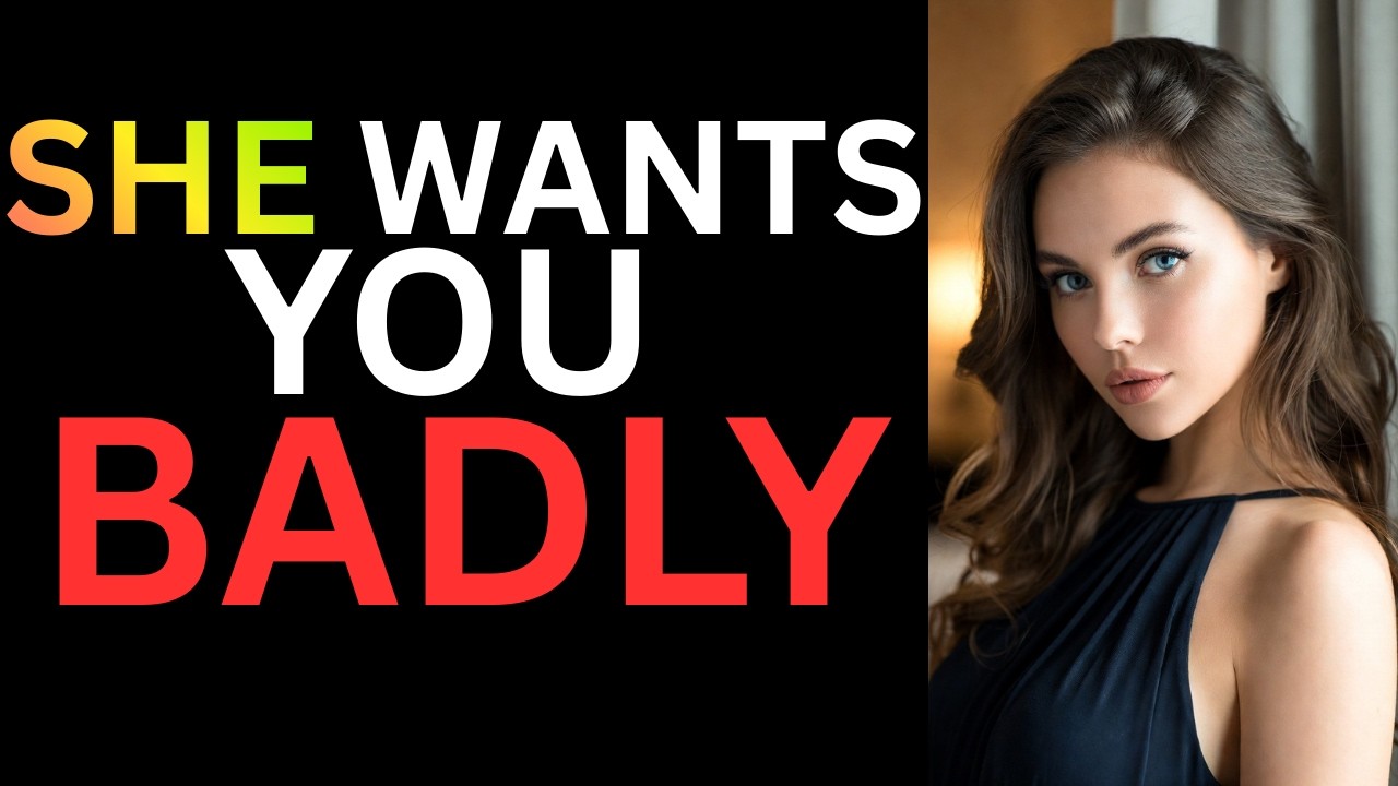 This Means She WANTS You BADLY But Is Fighting Her Feelings (Hidden Signs + Female Psychology)