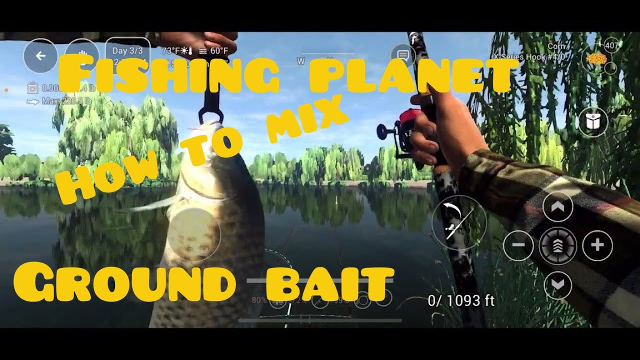 Fishing planet 🌍 carp ground bait mixing different baits