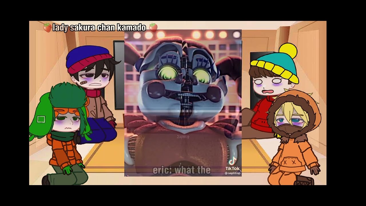 south park react to y/n as elizabeth afton 🤙😧
