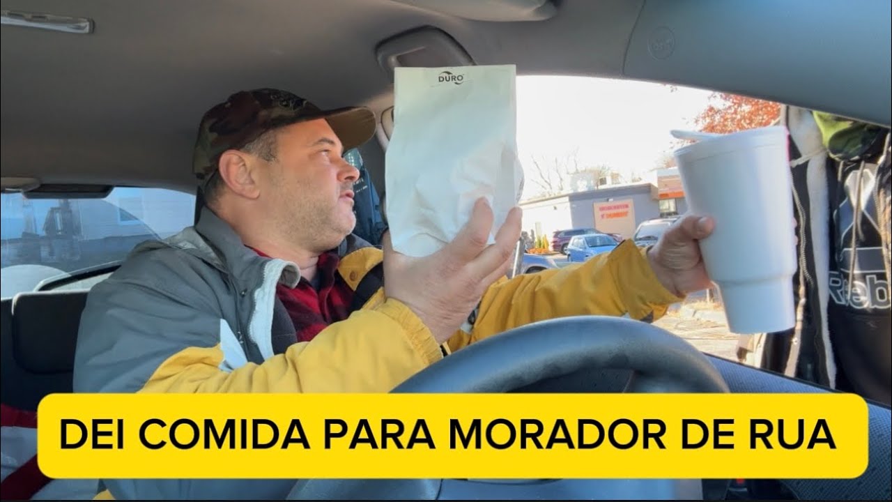 FRIO ABAIXO DE 0 GRAUS, PRIMEIRO DIA APLICATIVO NOVO, COMIDA PARA SEM TETO.