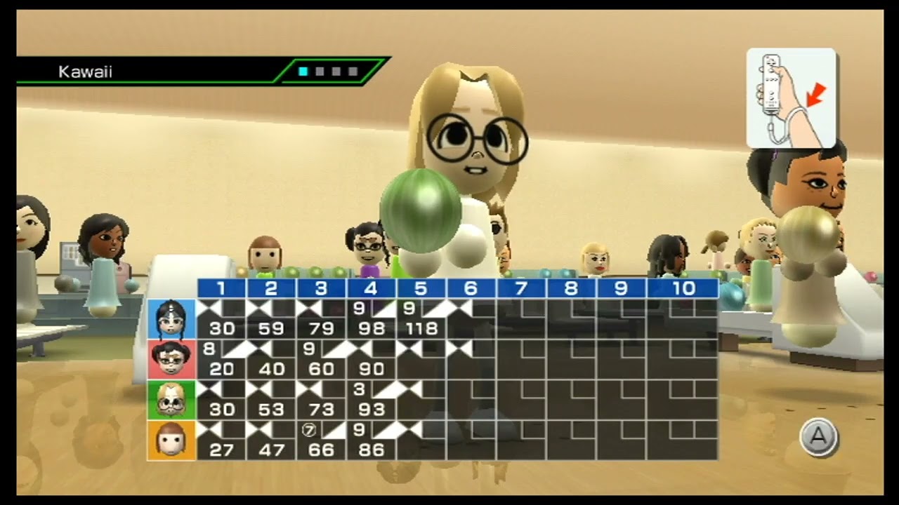 Wii Sports - Bowling: 4-Player Match #15