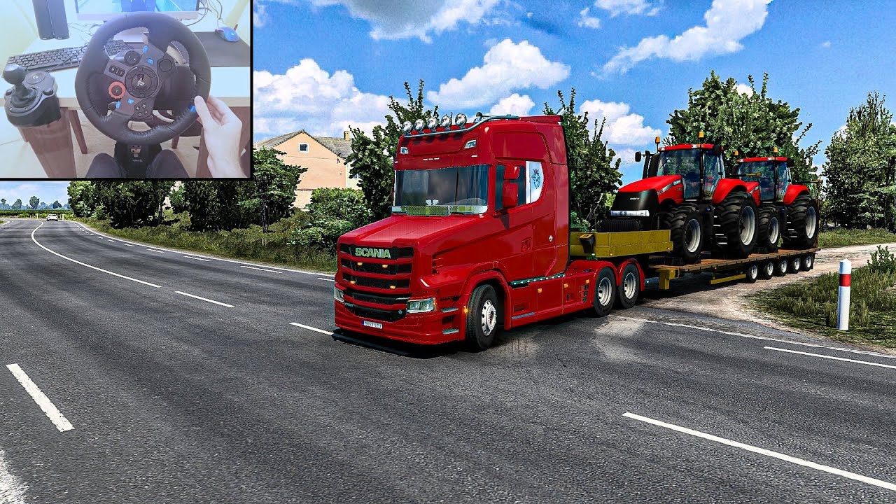 Scania NG T Cab 770 - Tractor Delivery in France | Euro Truck Simulator  2 | Logitech G29 Gameplay