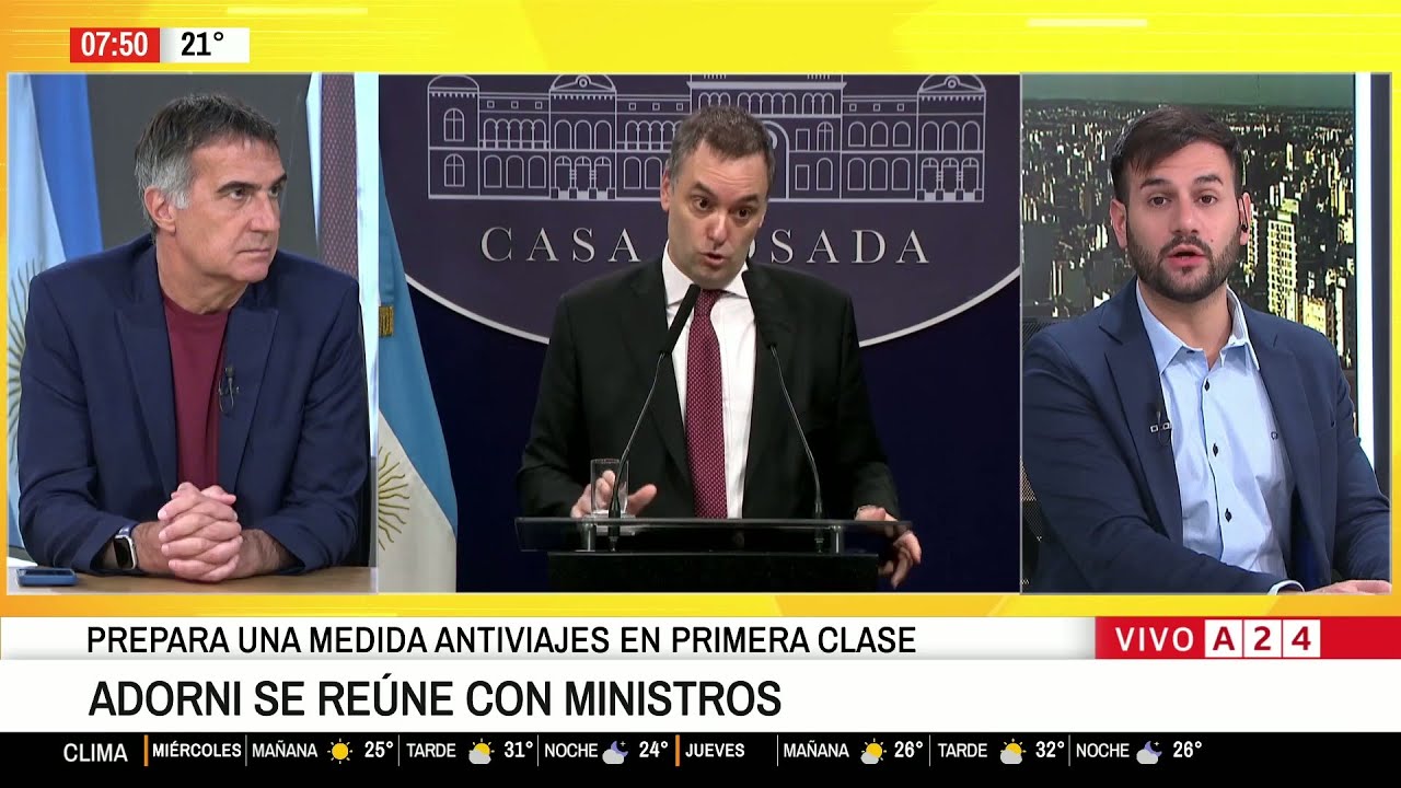 📢 Manuel Adorni se reúne con ministros