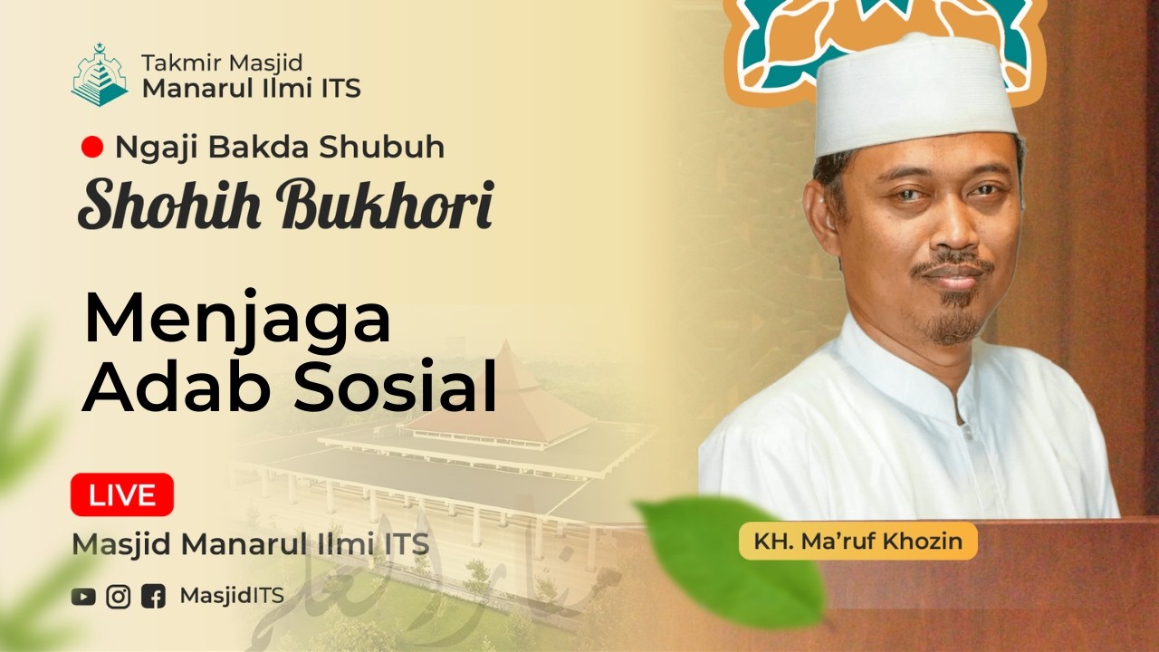 [LIVE] Ngaji Bakda Shubuh | KH. Ma'ruf Khozin | Shahih Bukhari | Jumat, 13 Februari 2026