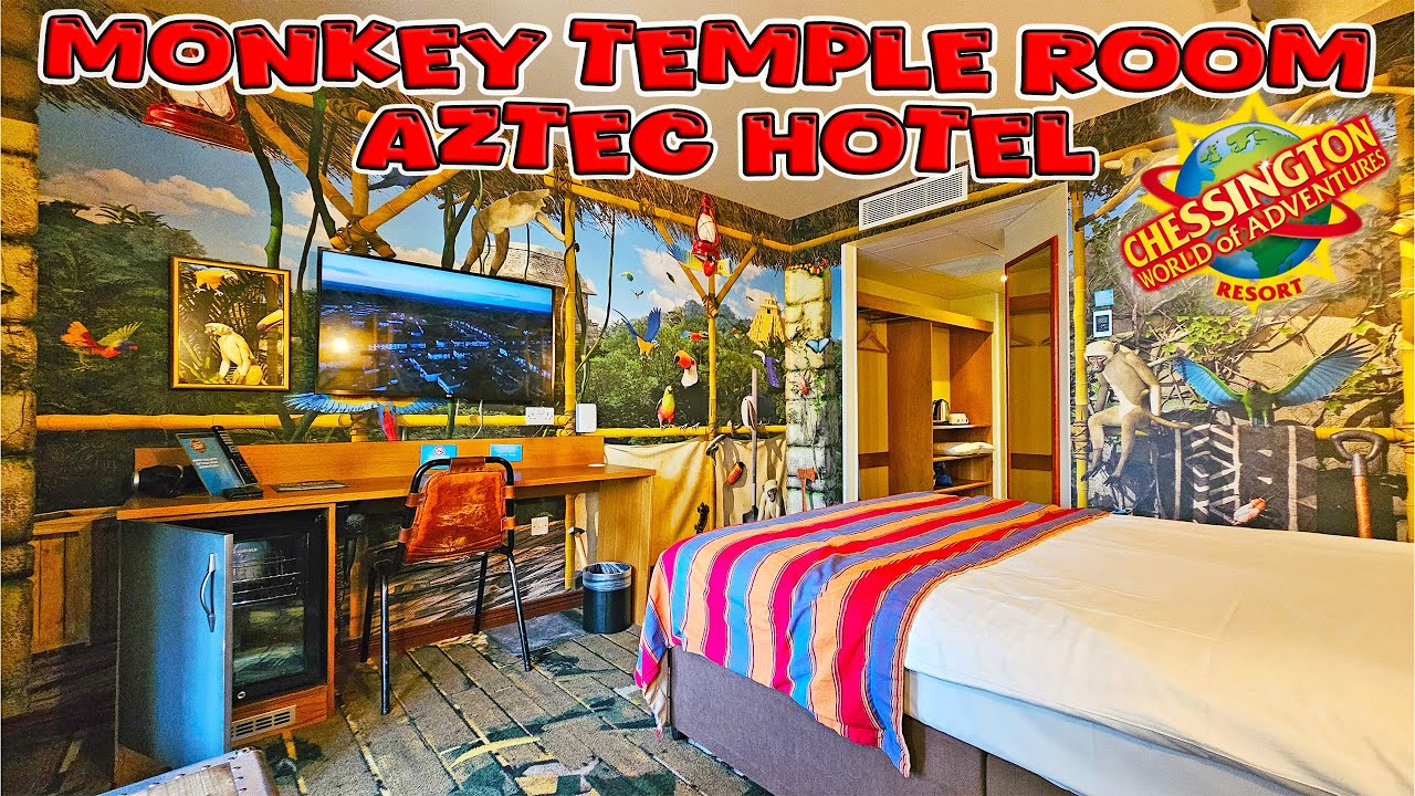 Inside the Monkey Temple Room Tour at Chessington Azteca Hotel (April 2025) [4K]