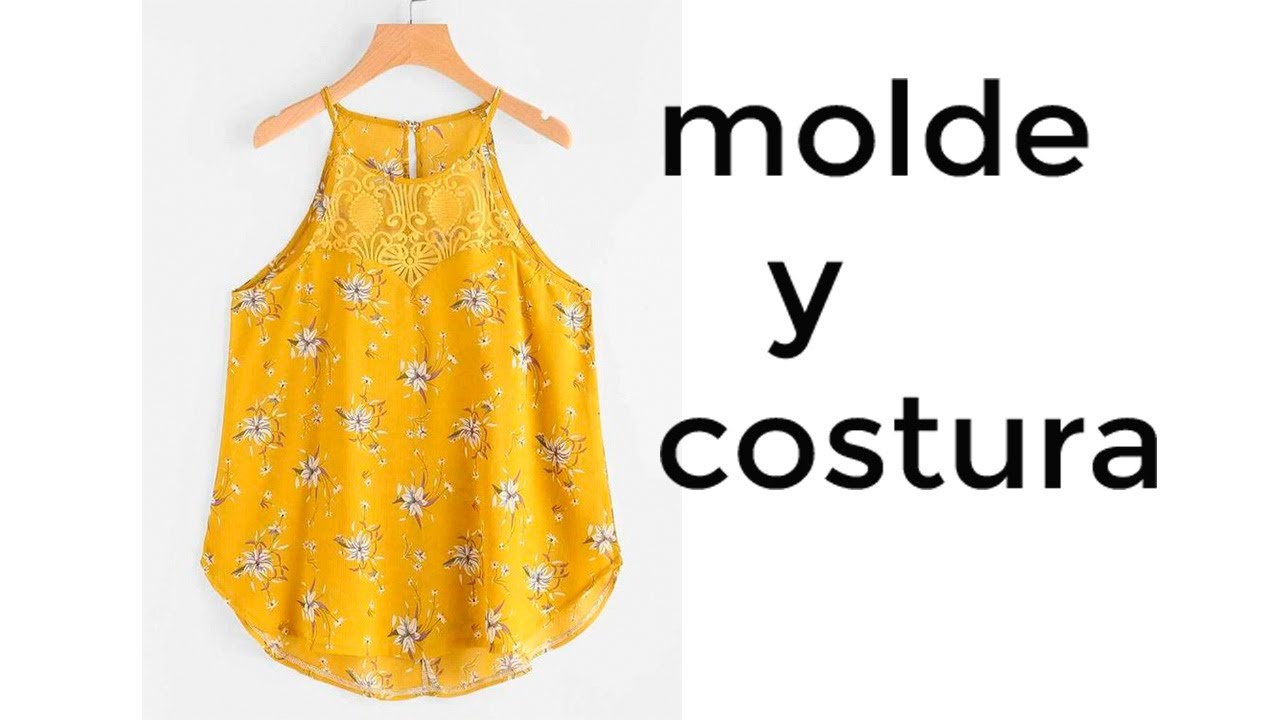 como hacer molde y confeccion blusa holgada