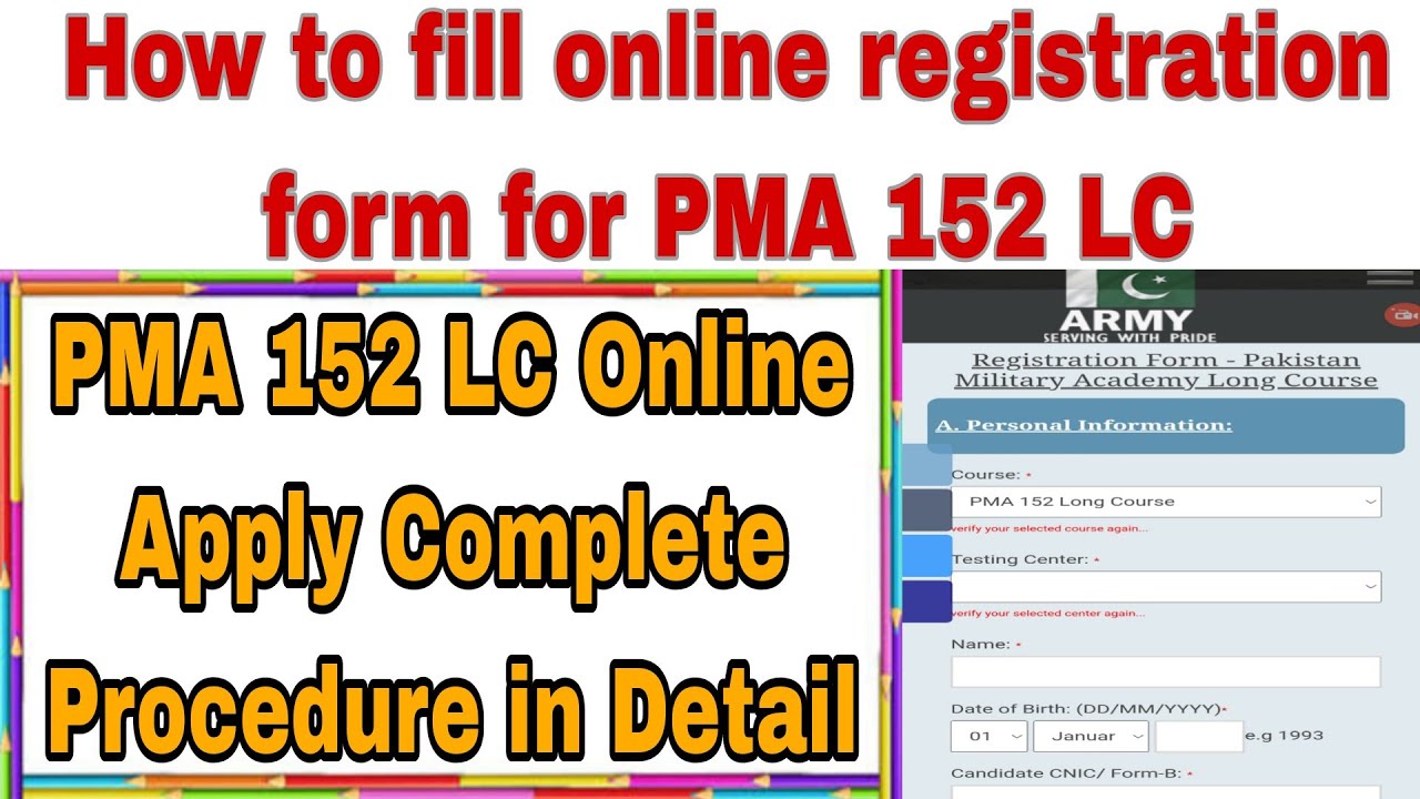 How to Fill Online Registration Form for PMA 152 LC|PMA Long Course Online Apply Complete Procedure