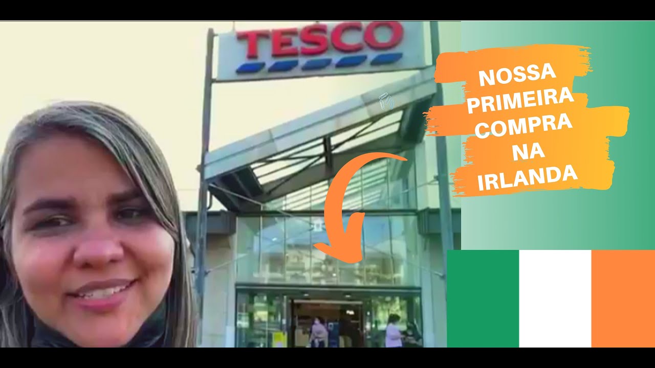 Nossa primeira compra aqui na Irlanda!!