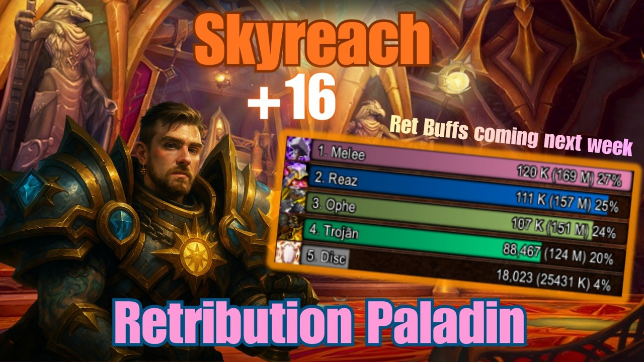 Skyreach +16 | Herald Retribution Paladin | Midnight Beta