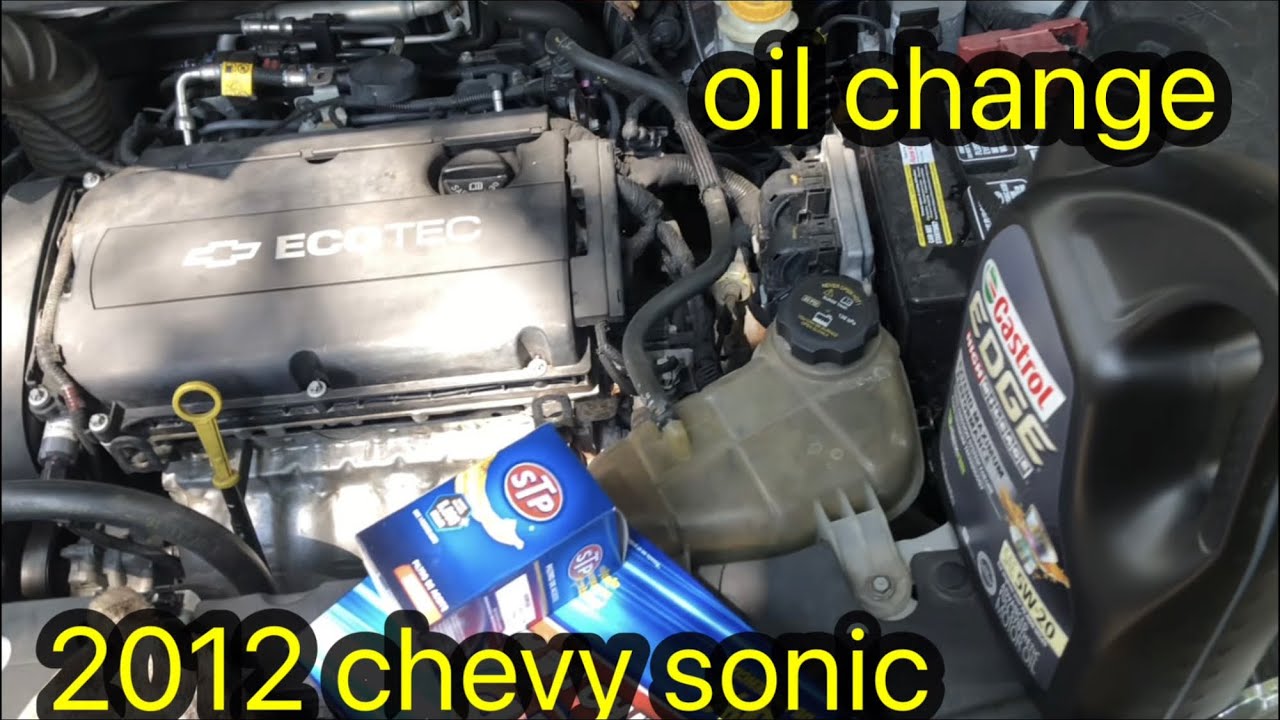 2012 chevy sonic oil change