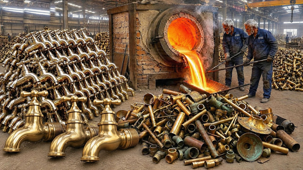 Top 6 Unbelievable Old Brass Scrap Recycling To Factory Manufacturing . & Mass Production Processes