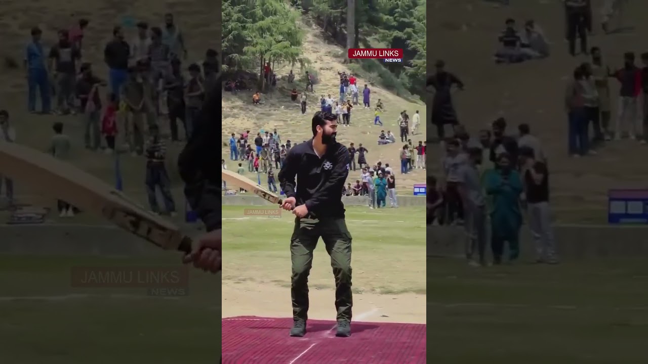 Heartwarming Moment: Army Officer Plays Cricket with Locals in Shopian &mdash; A Bond Beyond Uniform