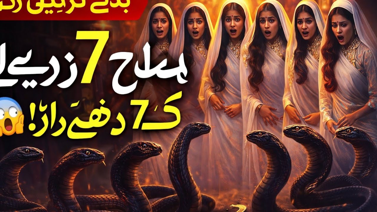 Seven sisters seven snake || hindi fairytales || urdu stories 